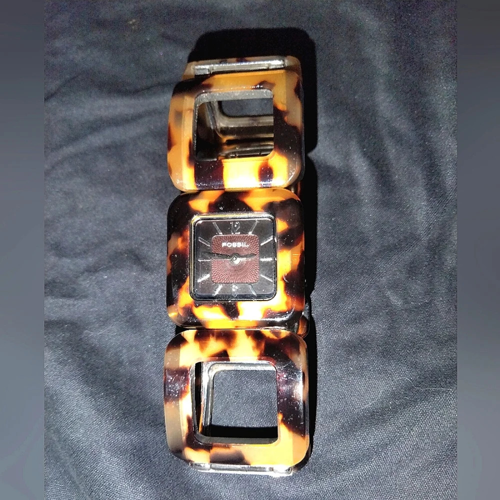 Fossil Tortoise shell Acrylic F2watch